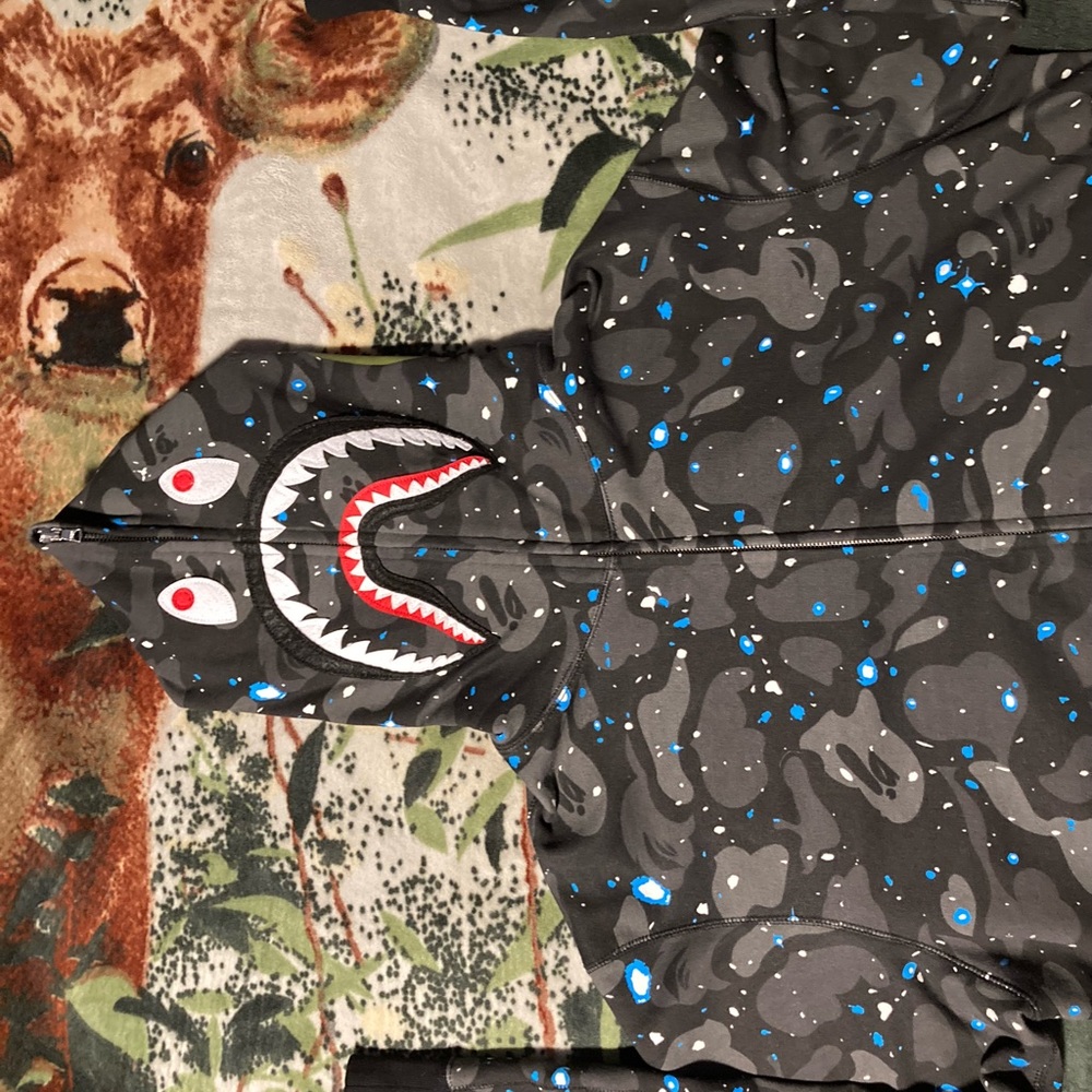 Space Camo Bape Hooide